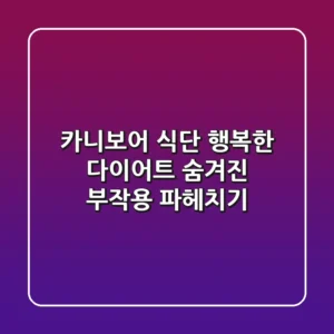 카니보어 식단: 행복한 다이어트? 숨겨진 부작용 파헤치기