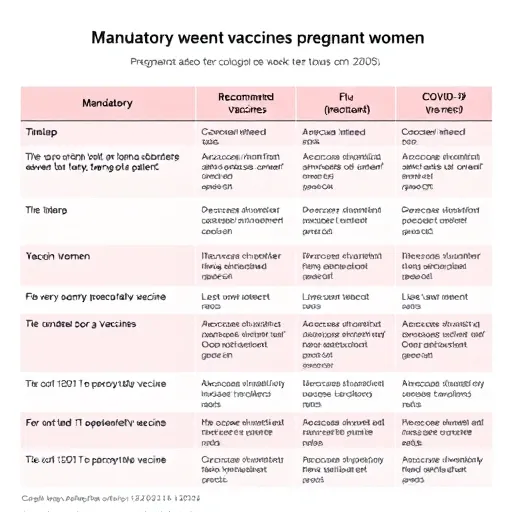 고위험 임신부를 위한 맞춤형 접종 계획과 안전성 검토